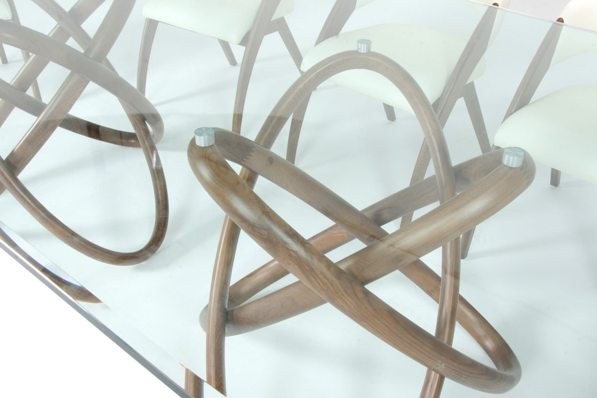 Mason & Lucas Modern Walnut Dining Set