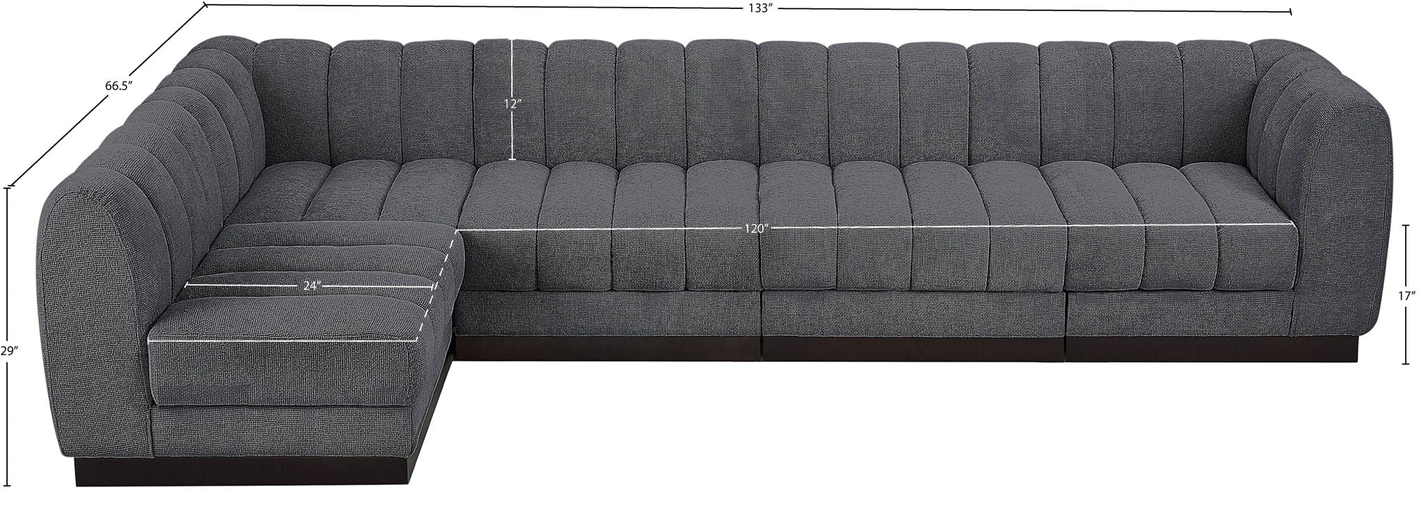 Quinn - 5 Piece Modular Sectional