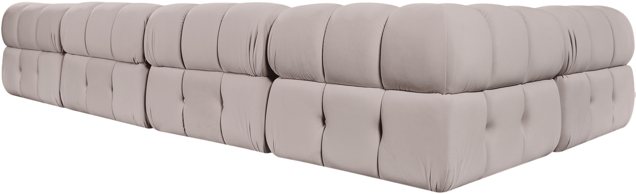 Orin - U-Shaped Velvet 6 Piece Modular Sectional