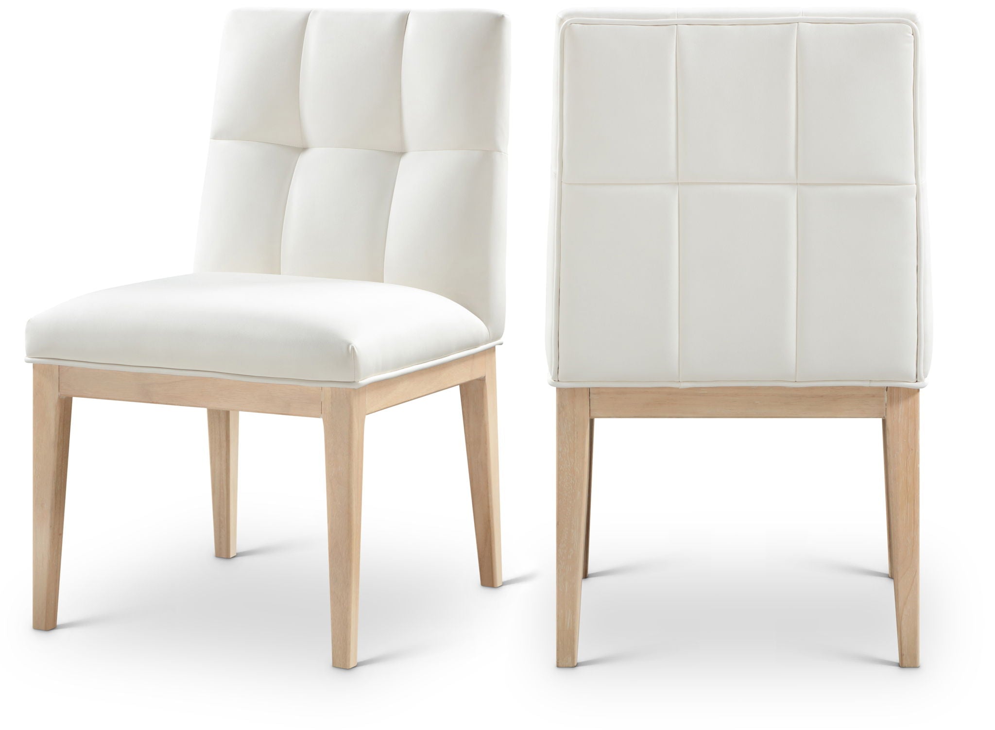 Adrian - Dining Side Chair (Set of 2) - Light Brown Legs