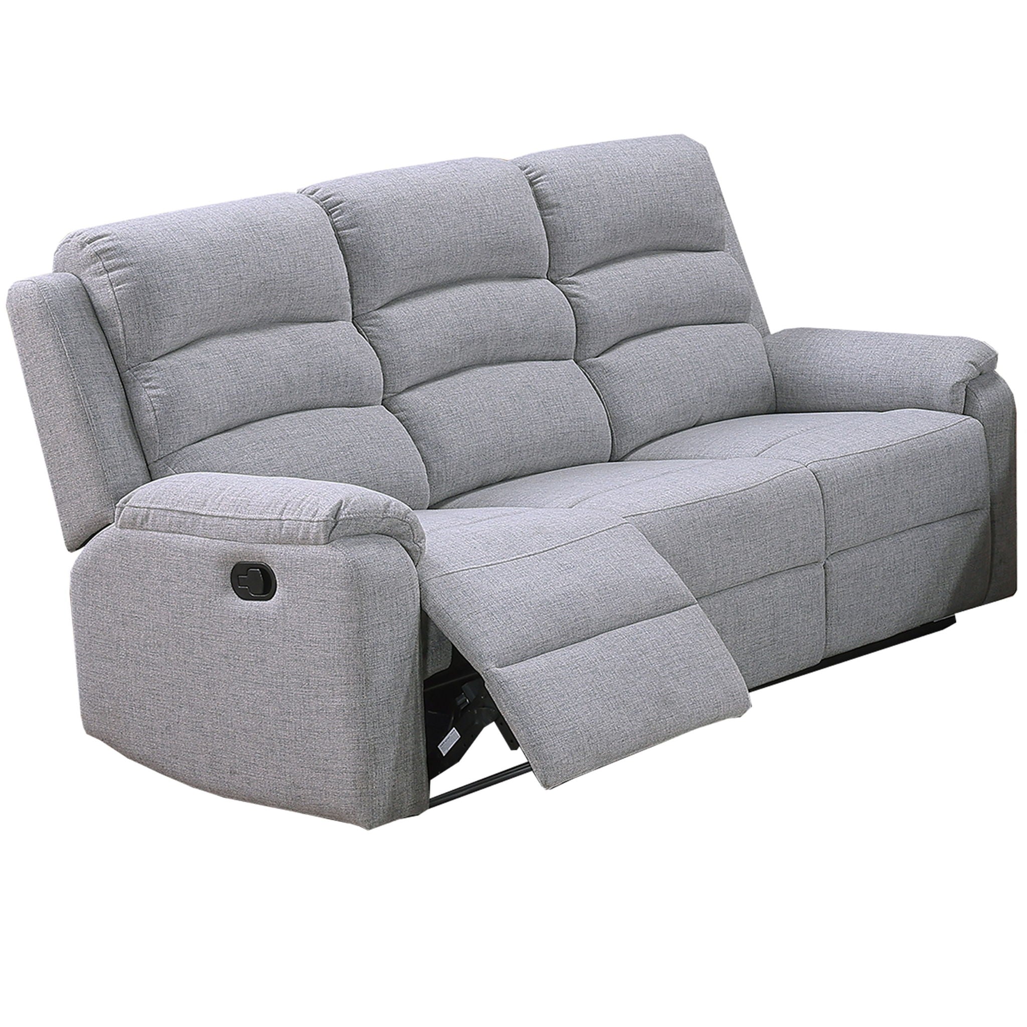 Modern Living Room Set With Manual Recliner