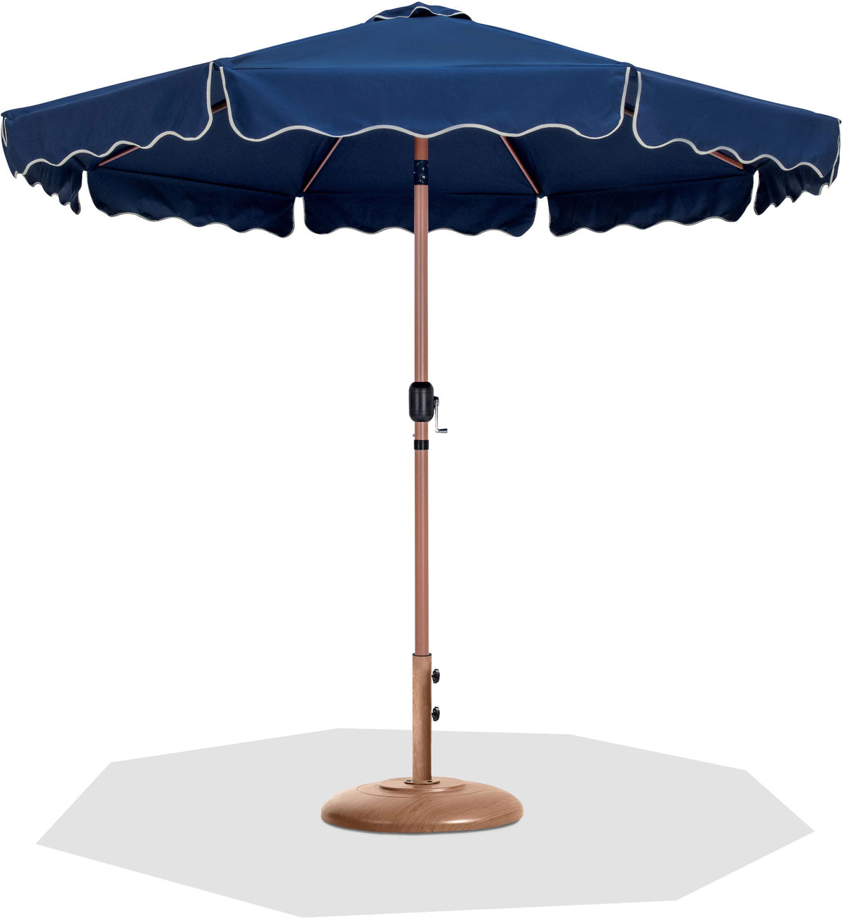 Amalfi - Patio Umbrella - Light Brown Base / Light Brown Pole