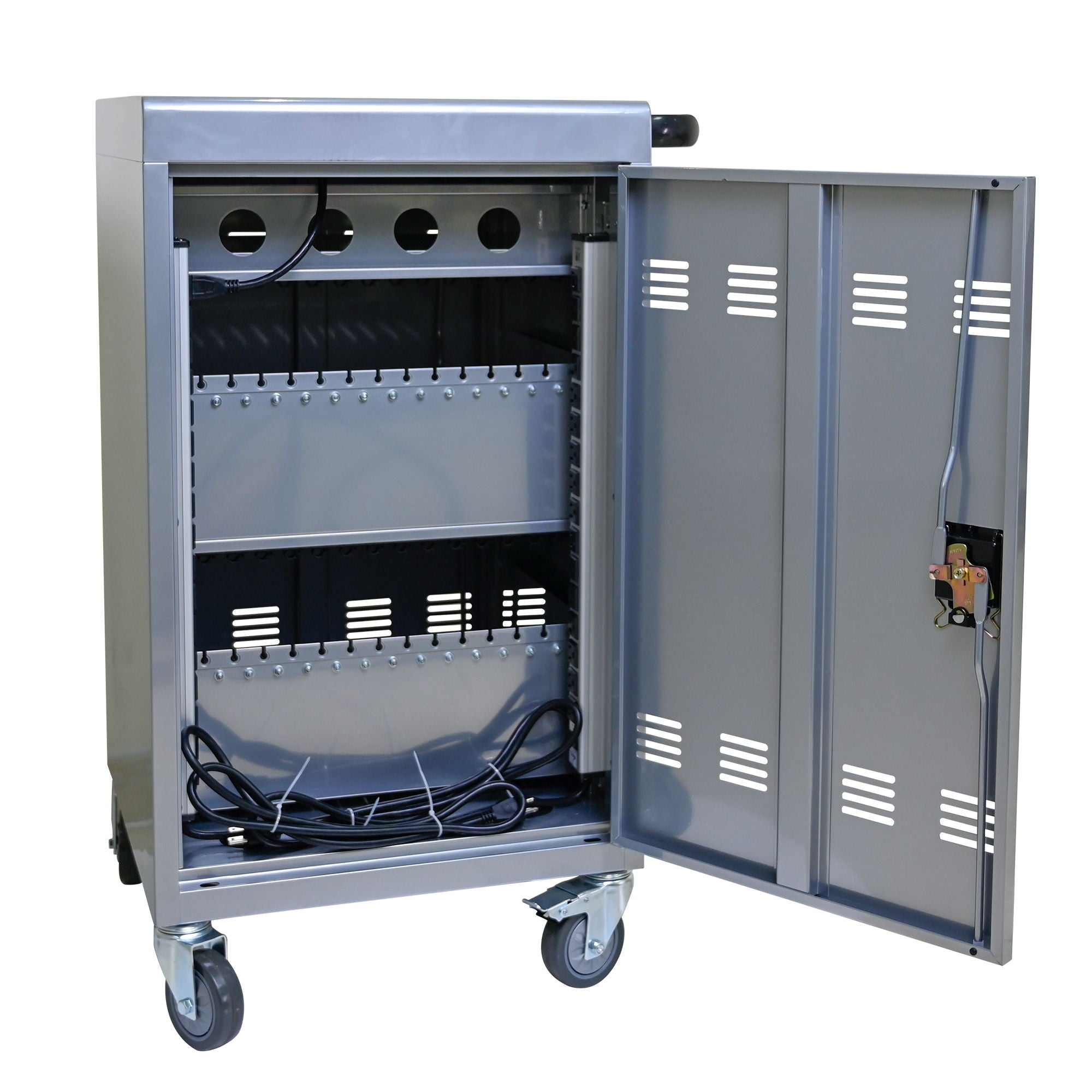 Mobile Charging Cart Station For book, Tablet And Laptop Computer With Power Strip Included