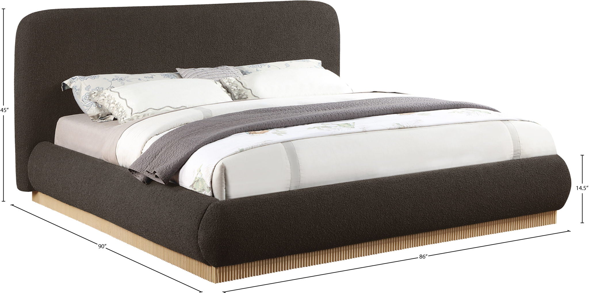Rigby - Bed With Natural Base