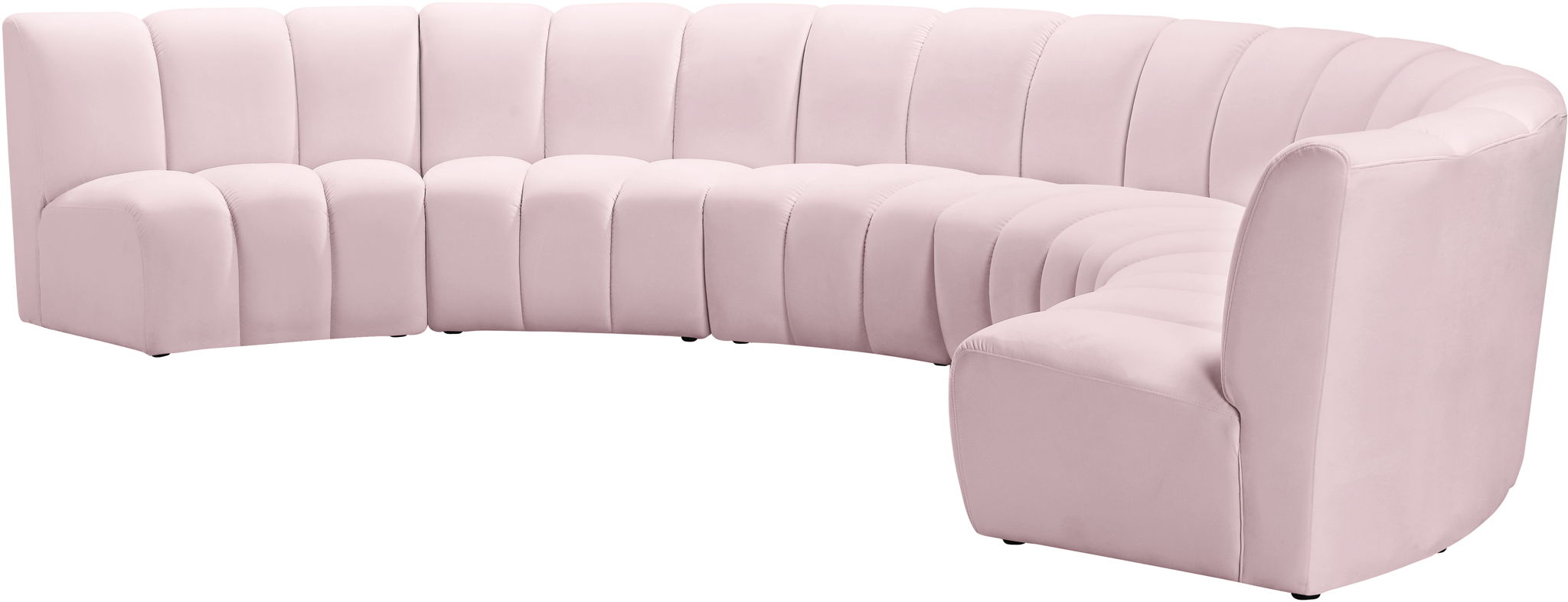 Infinity - 6 Piece Velvet Modular Sectional