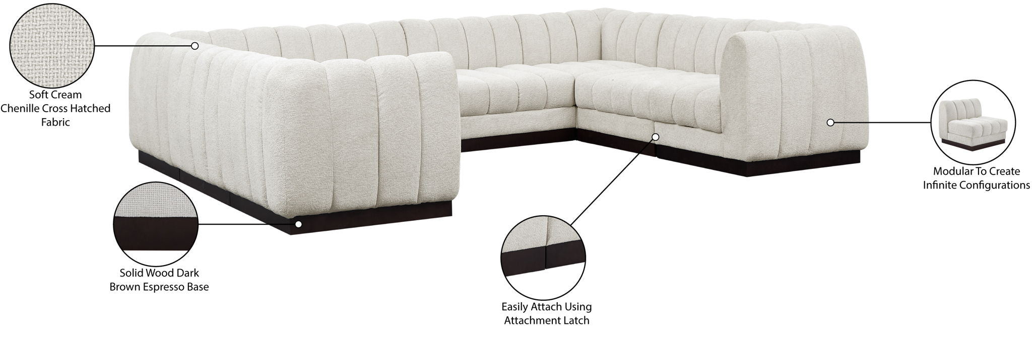 Quinn - 8 Piece Modular Sectional