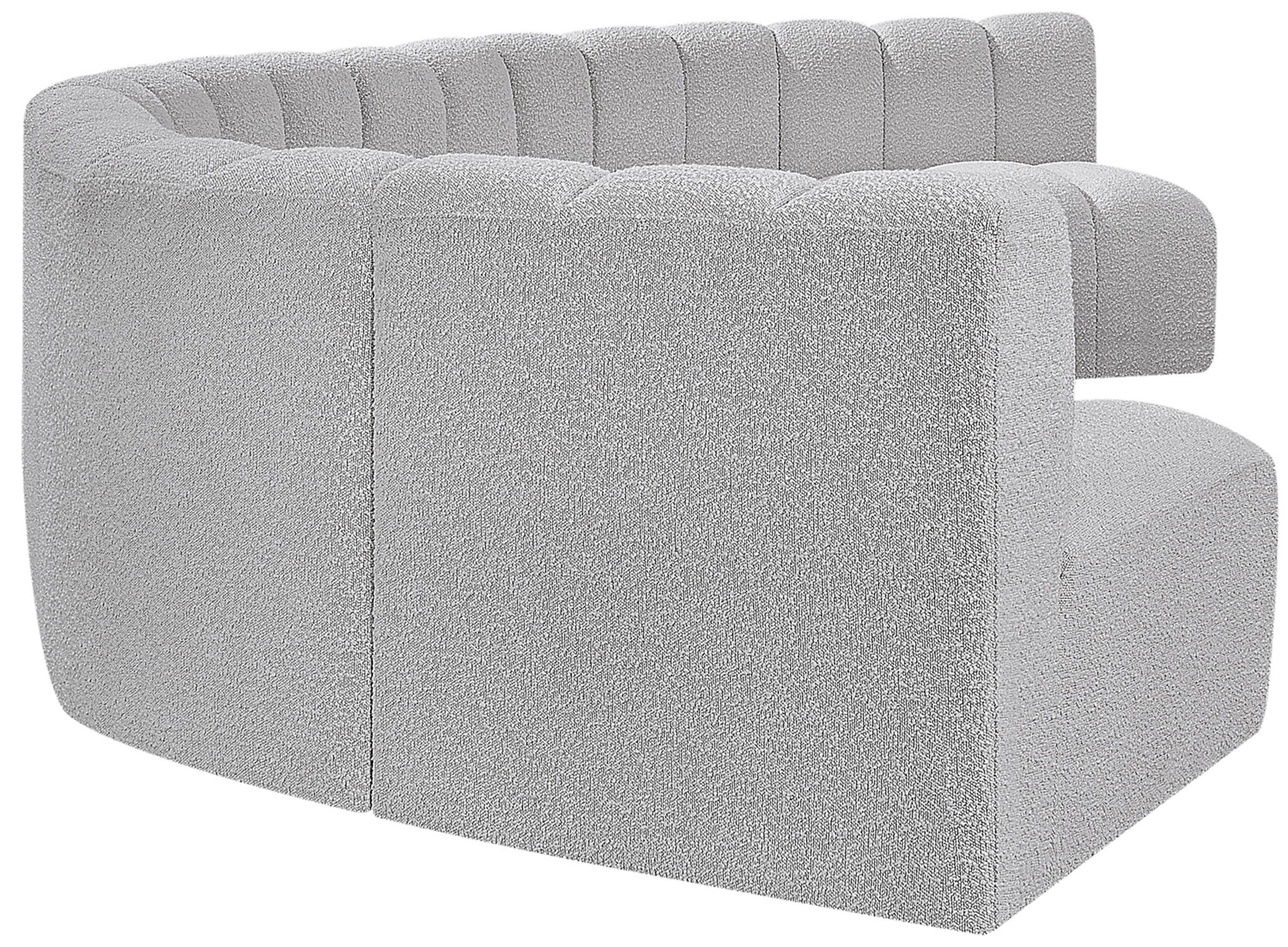 Arc - Boucle Fabric 7 Piece U-Shaped Modular Sofa
