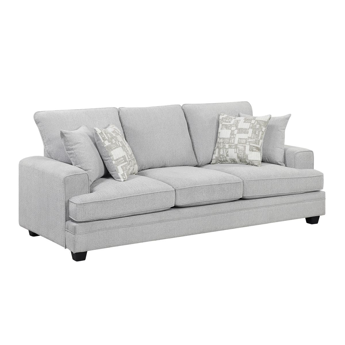 Sarah - Sofa & Loveseat - Light Gray