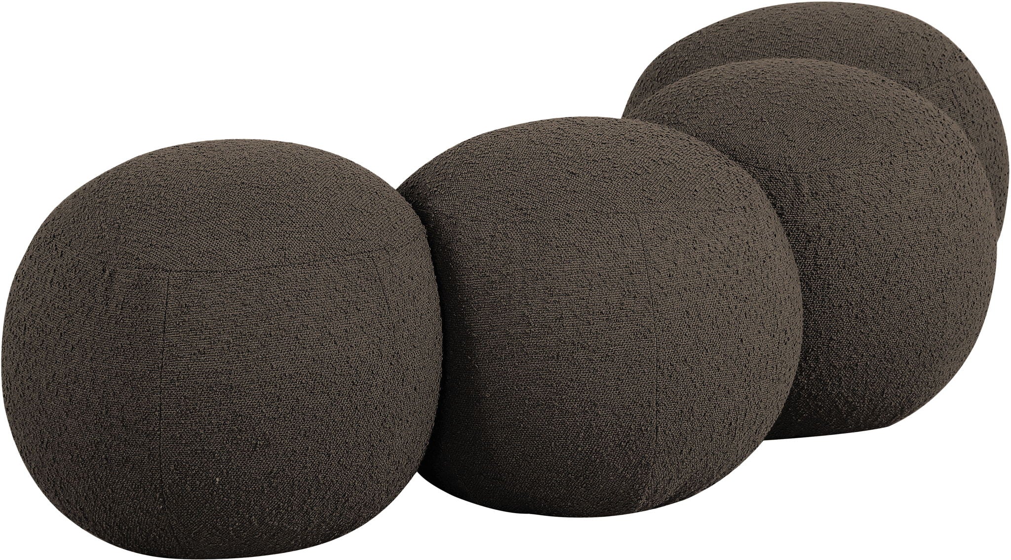 Apollo - Boucle Fabric Bench