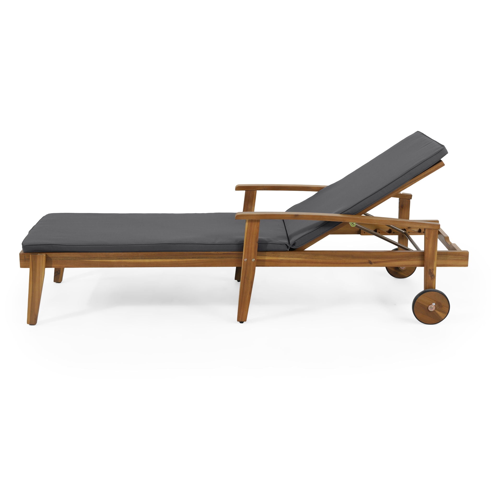 Jason - Chaise Lounge Adjustable Acacia Wood Outdoor Furniture