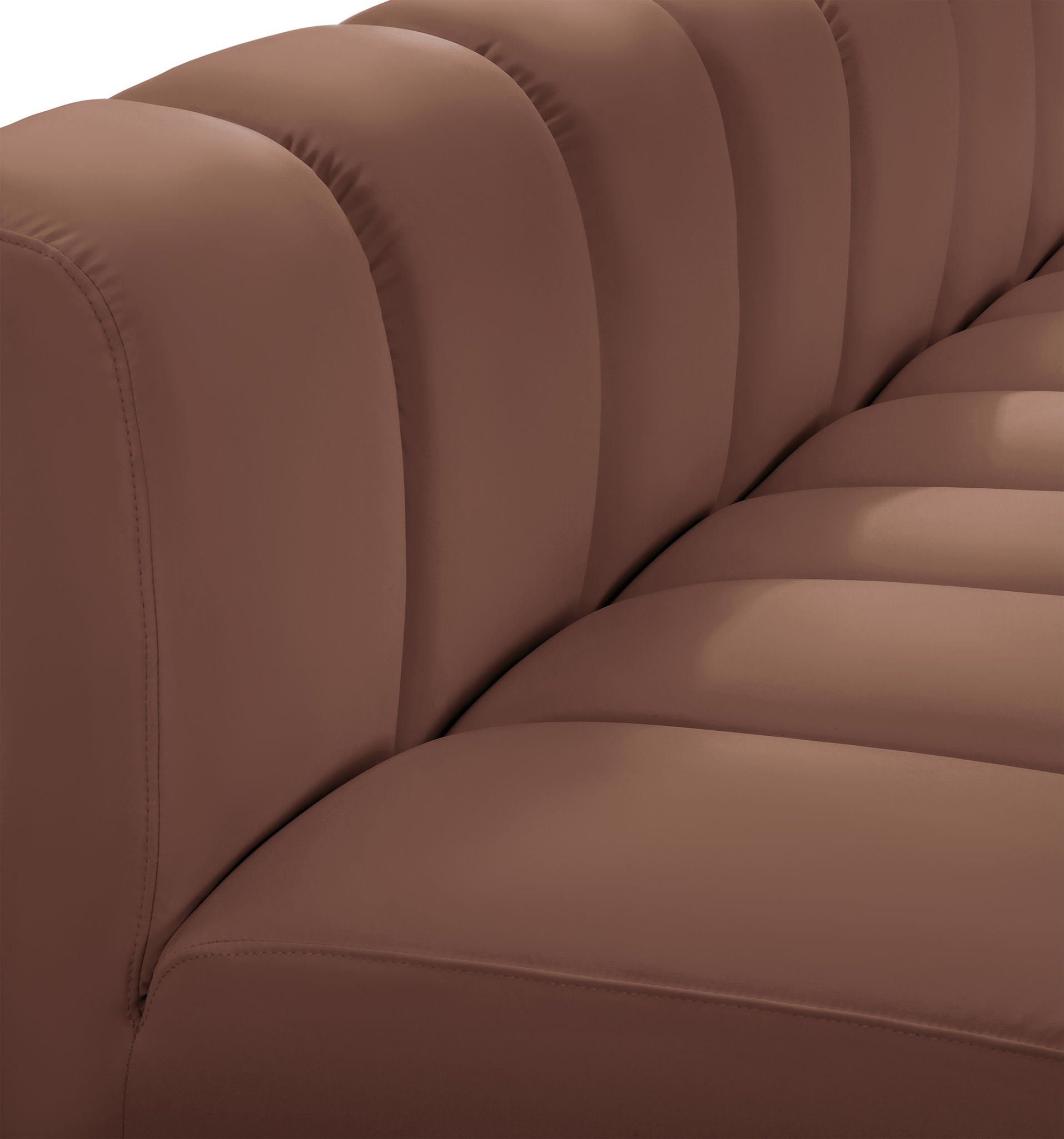 Arc - Faux Leather Modular U-Shaped Sectional