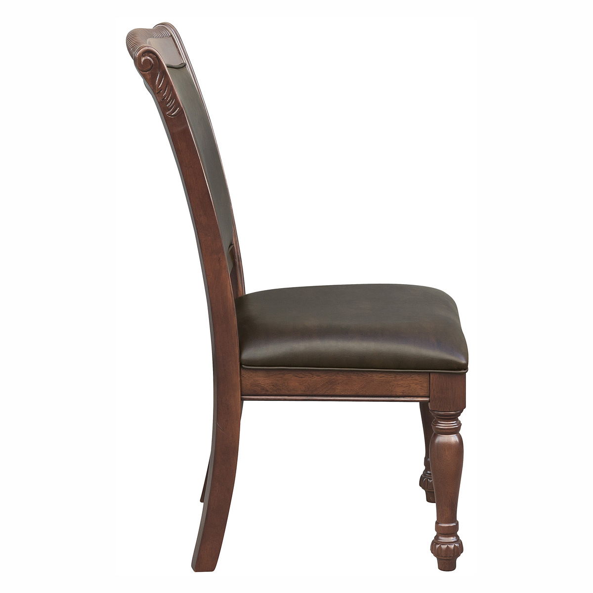 Lordsburg - 5 Piece Set (Round Table & 4 Side Chairs) - Brown