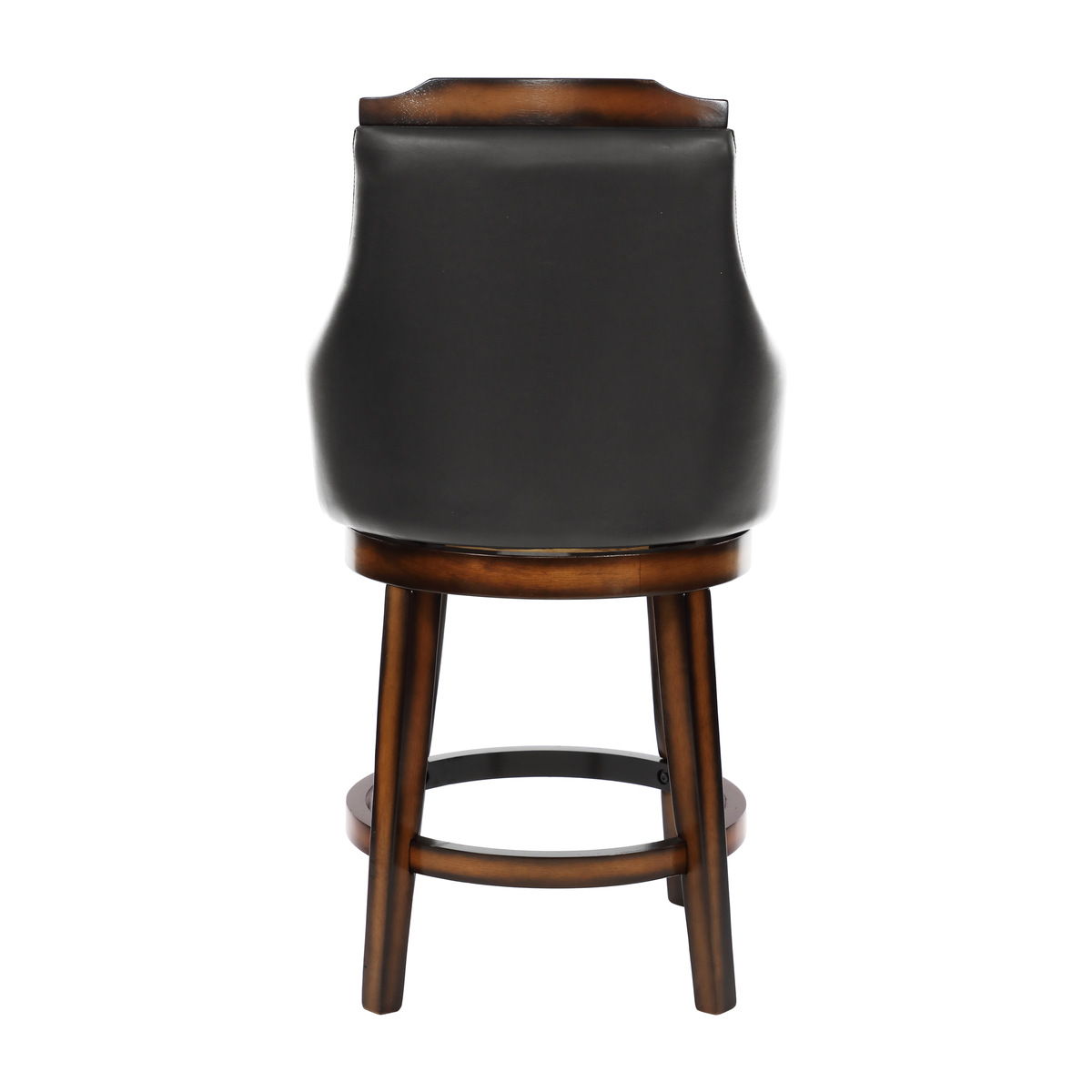 Bayshore - Swivel Counter Height Chair (Set of 2) - Dark Brown