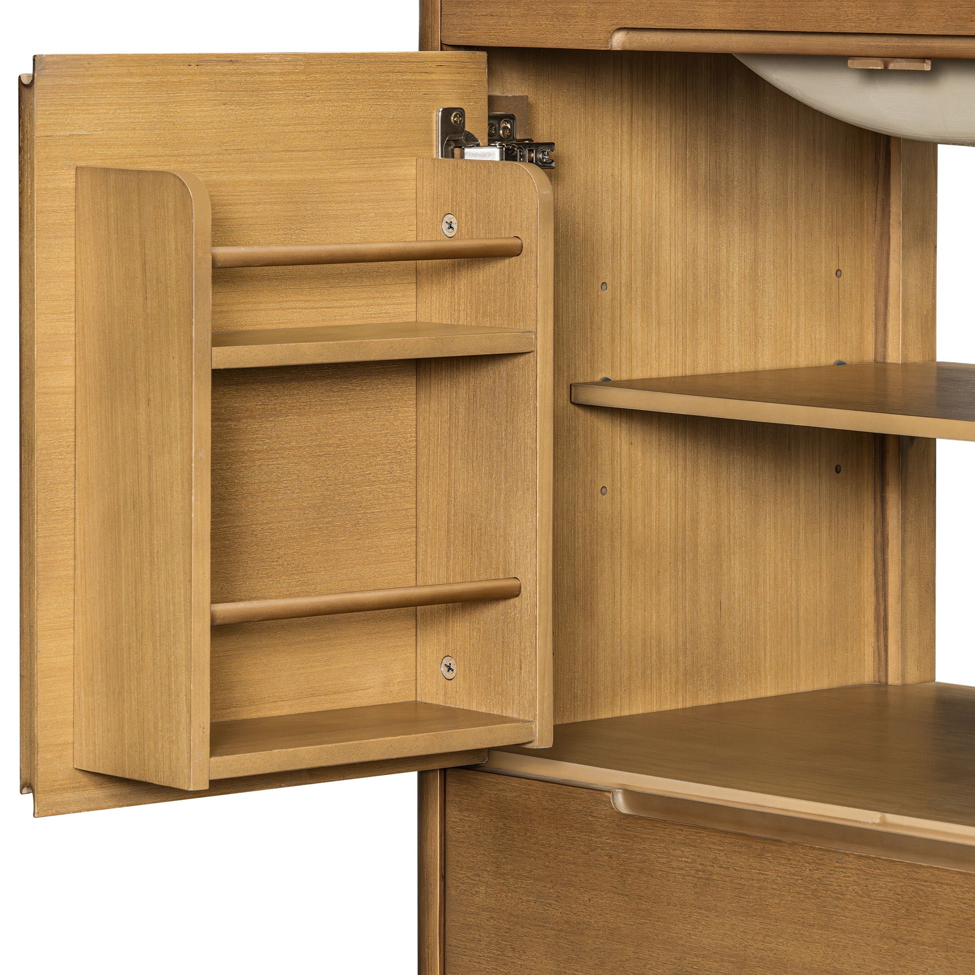 Softened Modern Bathroom Vanity With Sink