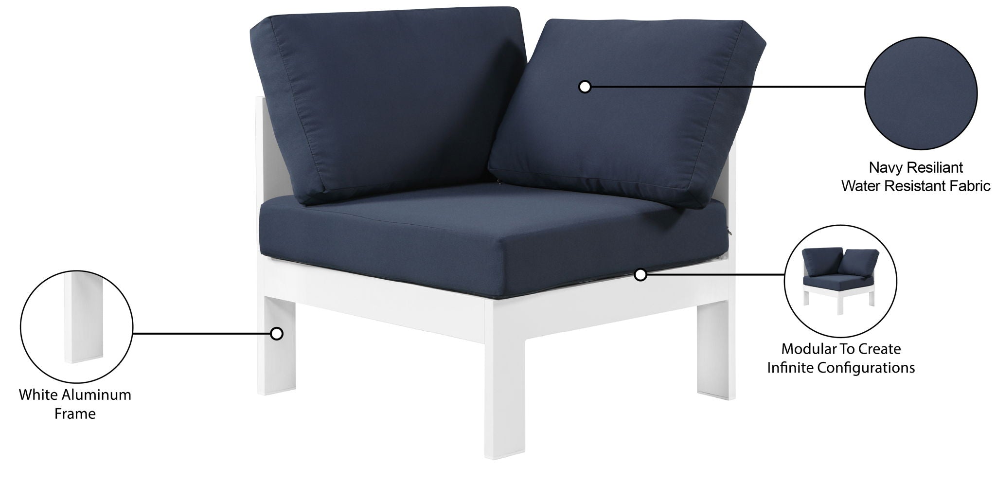 Nizuc - Outdoor Corner Chair