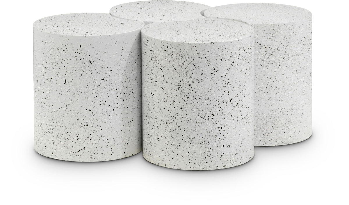 Dimple - 4 Piece Modular Coffee Table - Terazzo Finish