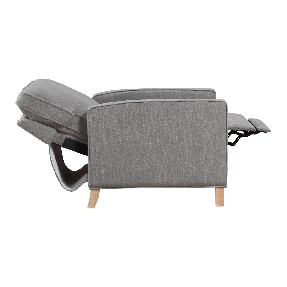 Hampstead - Push Back Reclining Chair - Gray