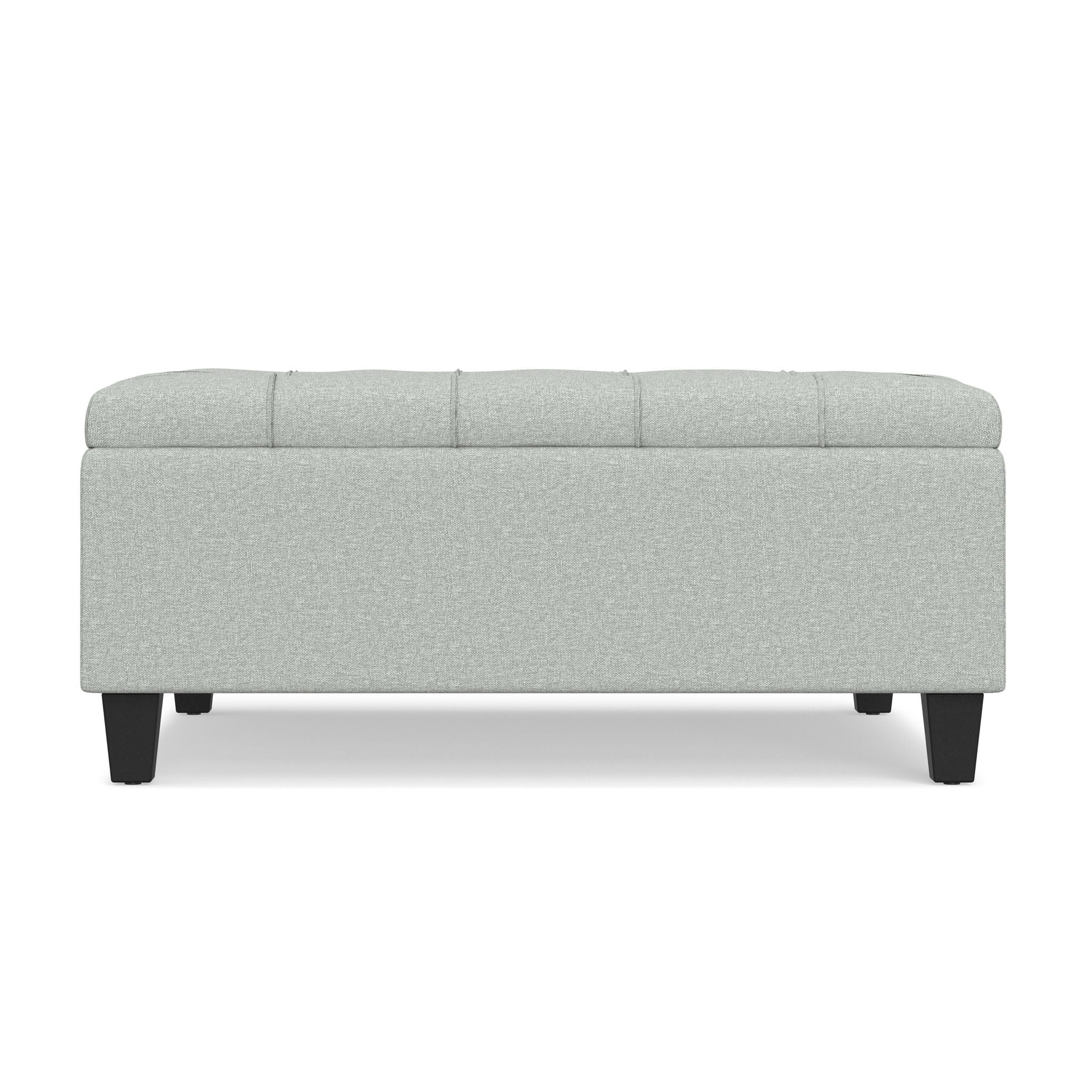 Harrison - Coffee Table Storage Ottoman Lift Top - Stone Gray
