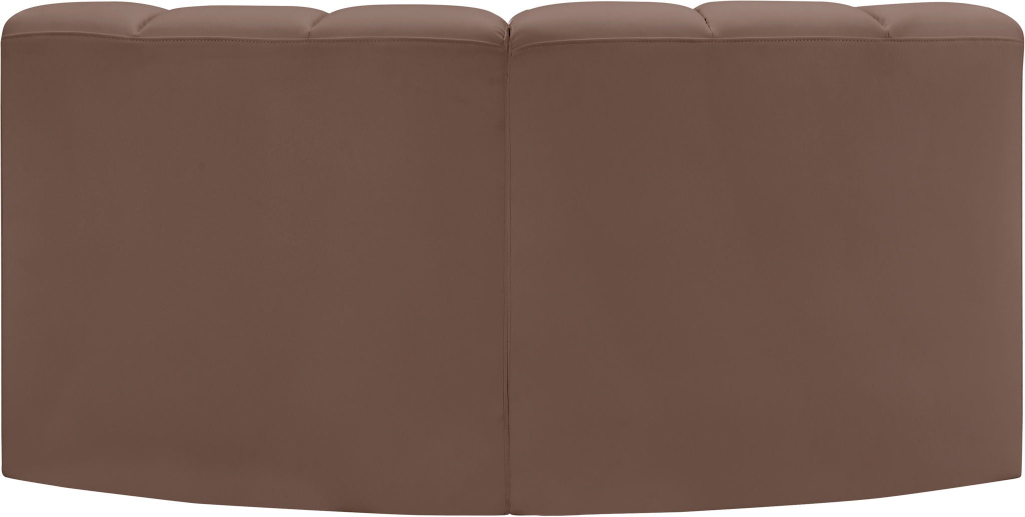 Arc - Faux Leather 2 Piece Modular Sofa
