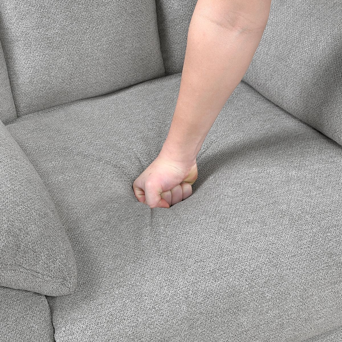 Jules - Double Reclining Sofa - Gray