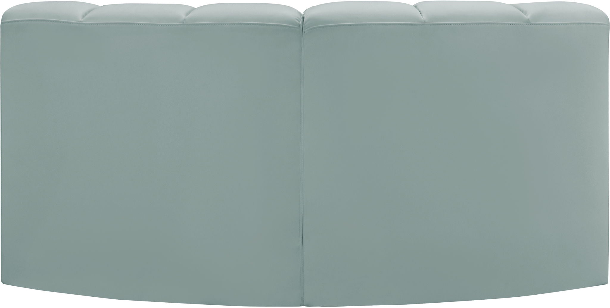 Arc - Faux Leather 2 Piece Modular Sofa
