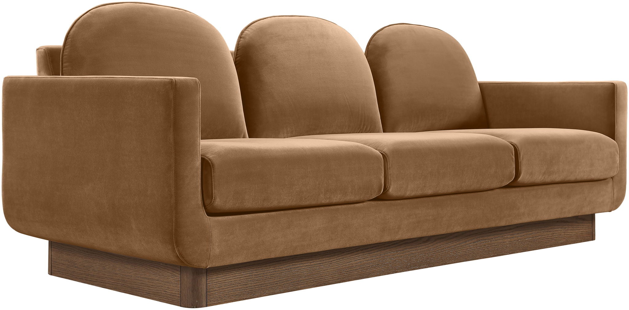 Diviento - Velvet Performance Fabric Upholstered Sofa
