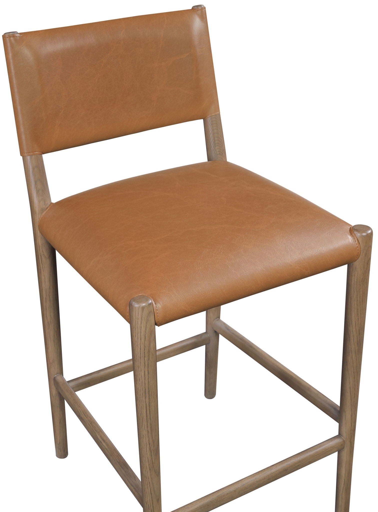 Andie - Upholstered Counter Stool - Brown Base