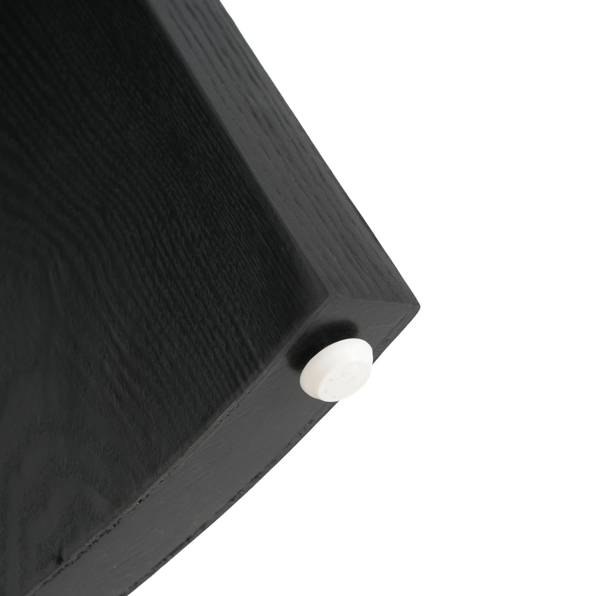 Dining Table With Curved Legs - Black
