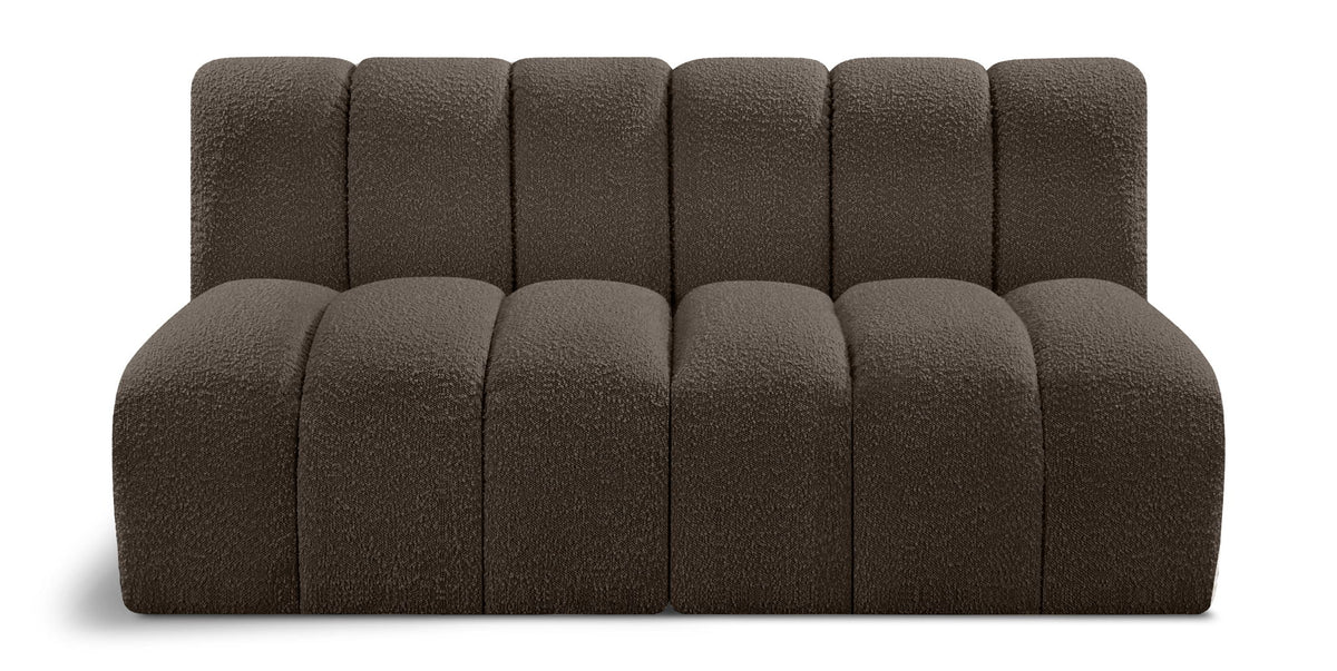Arc - Boucle Fabric 2 Seats Modular Sofa