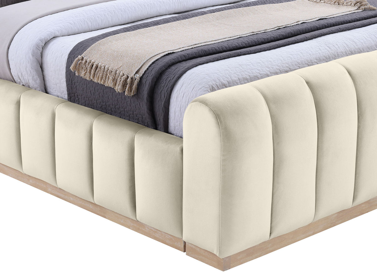 Amara - Velvet Upholstered Bed