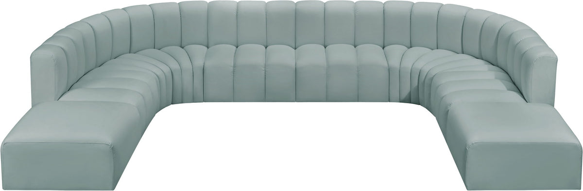 Arc - Faux Leather Modular Sectional