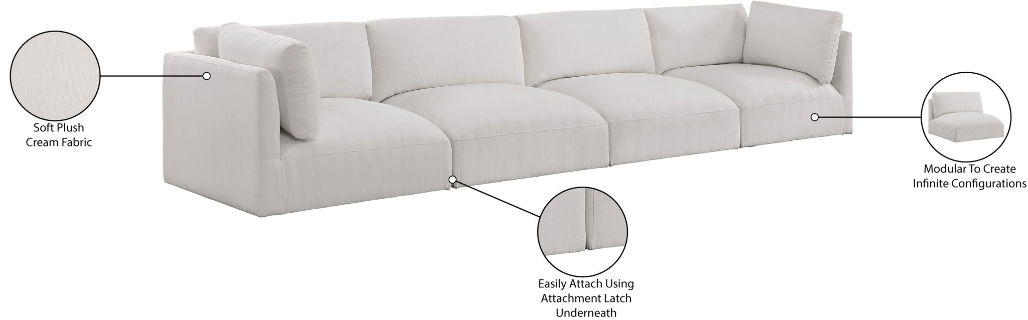 Ease - 4 Seat Modular Sofa