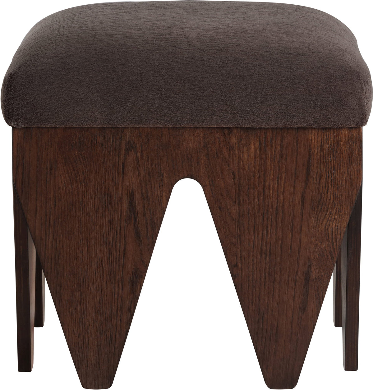 Altair - Fabric Bench - Dark Brown Base