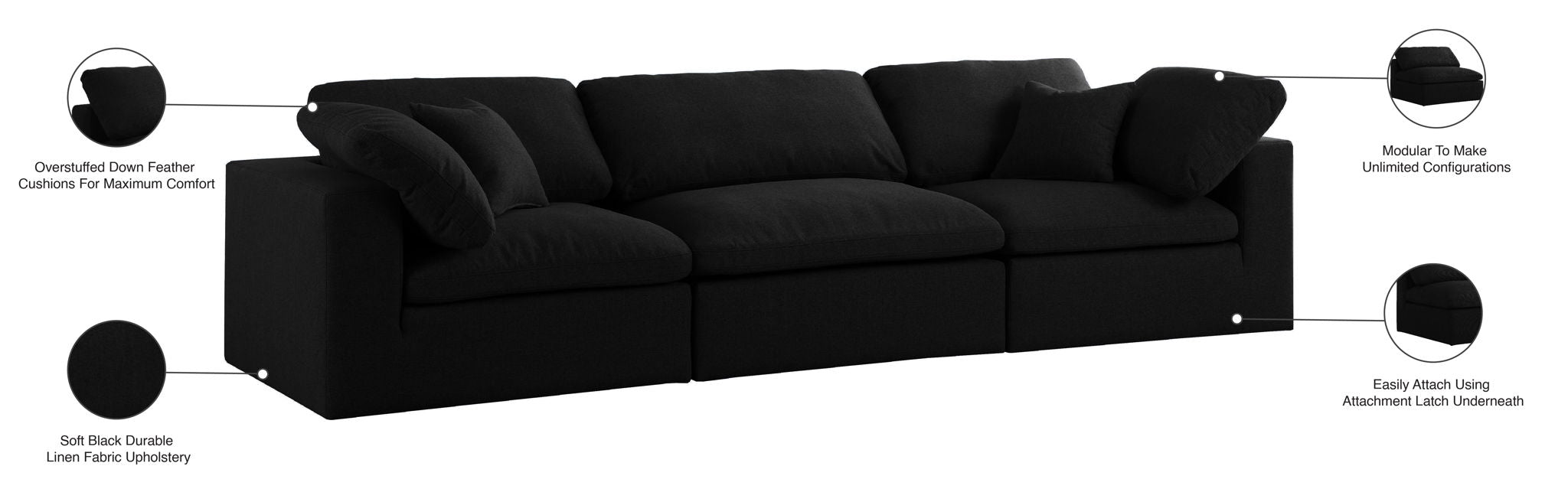 Serene - Modular 3 Seat Sofa