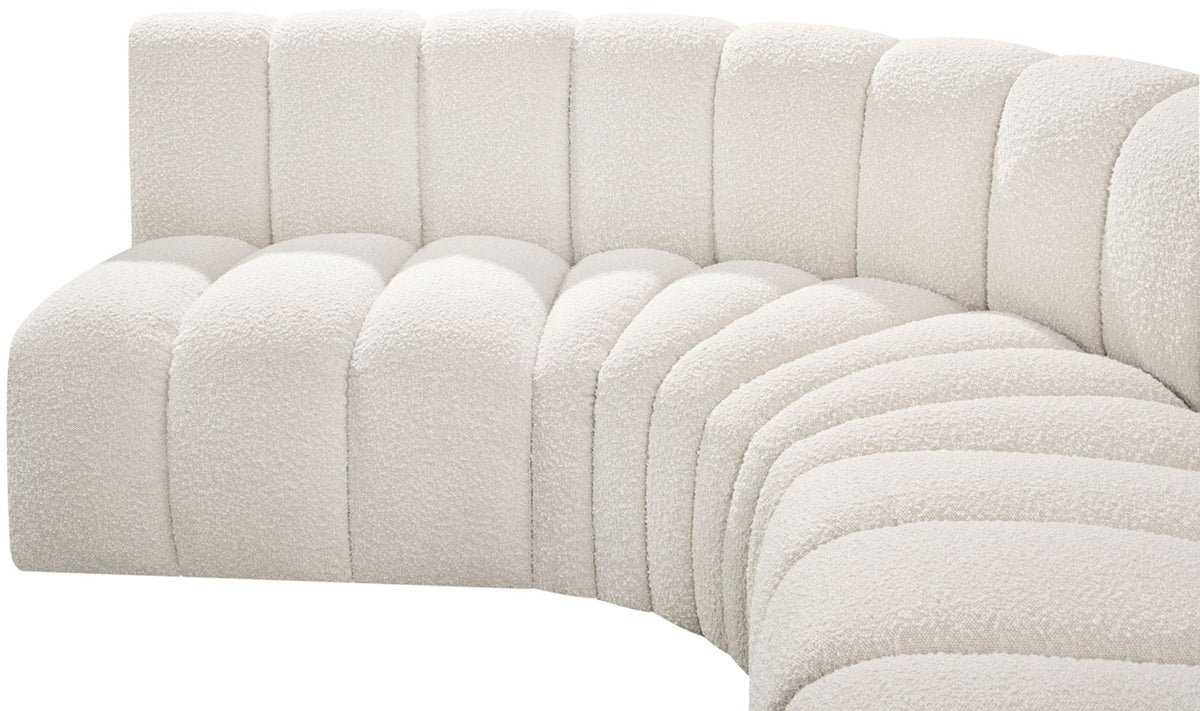 Arc - Boucle Fabric 8 Piece Modular Sofa