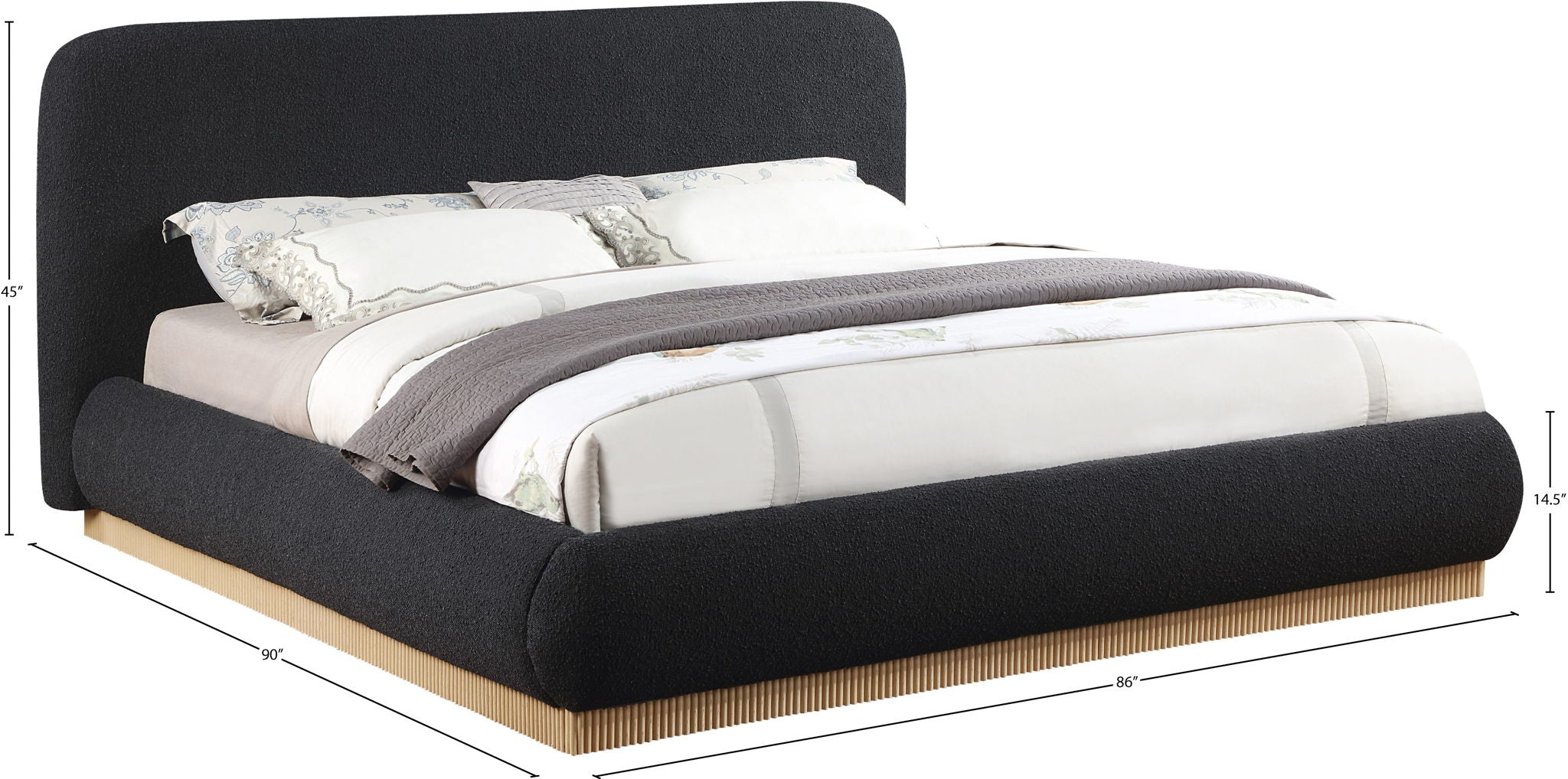 Rigby - Bed With Natural Base