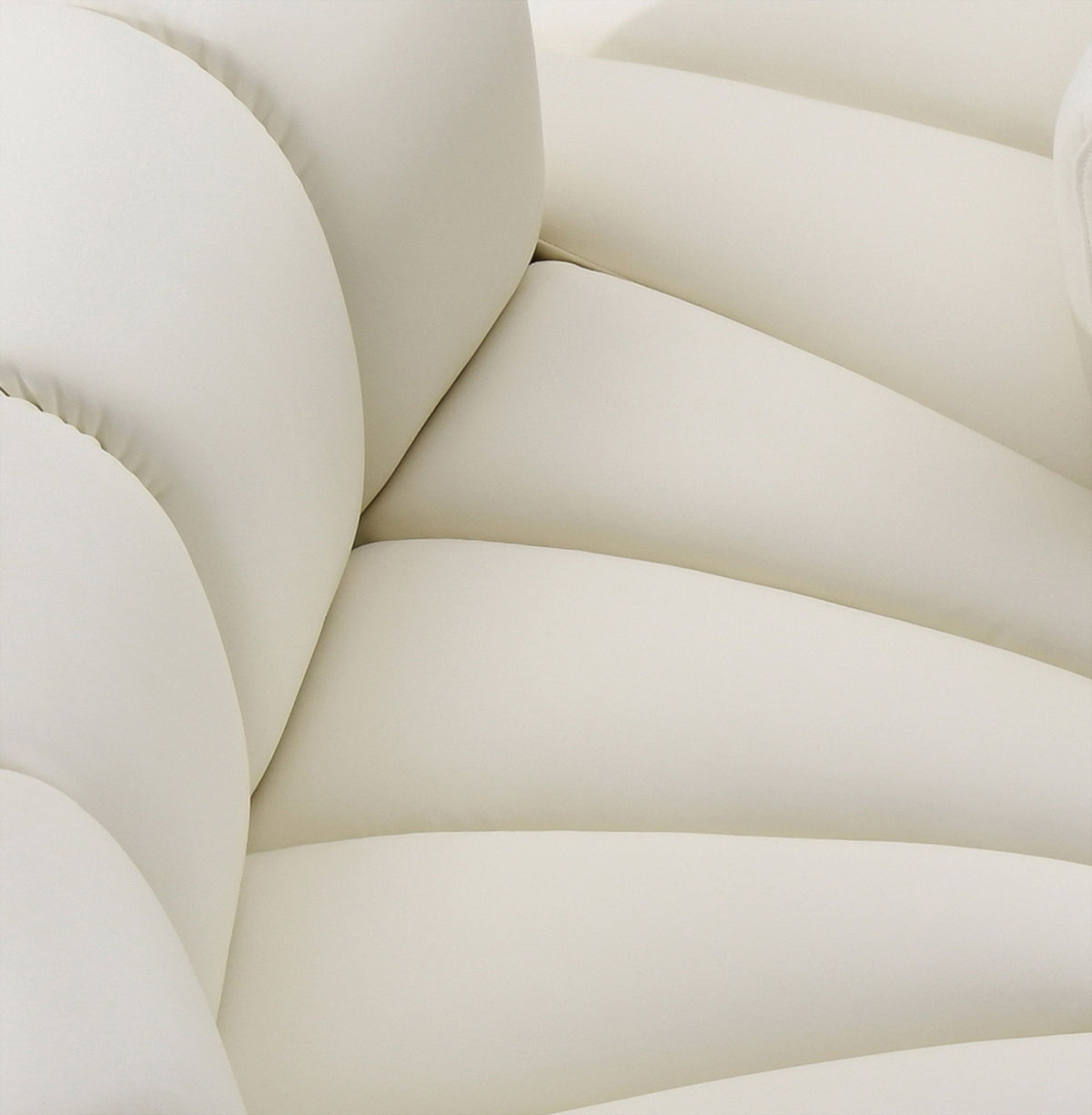 Arc - Faux Leather 8 Piece Curved Modular Sofa