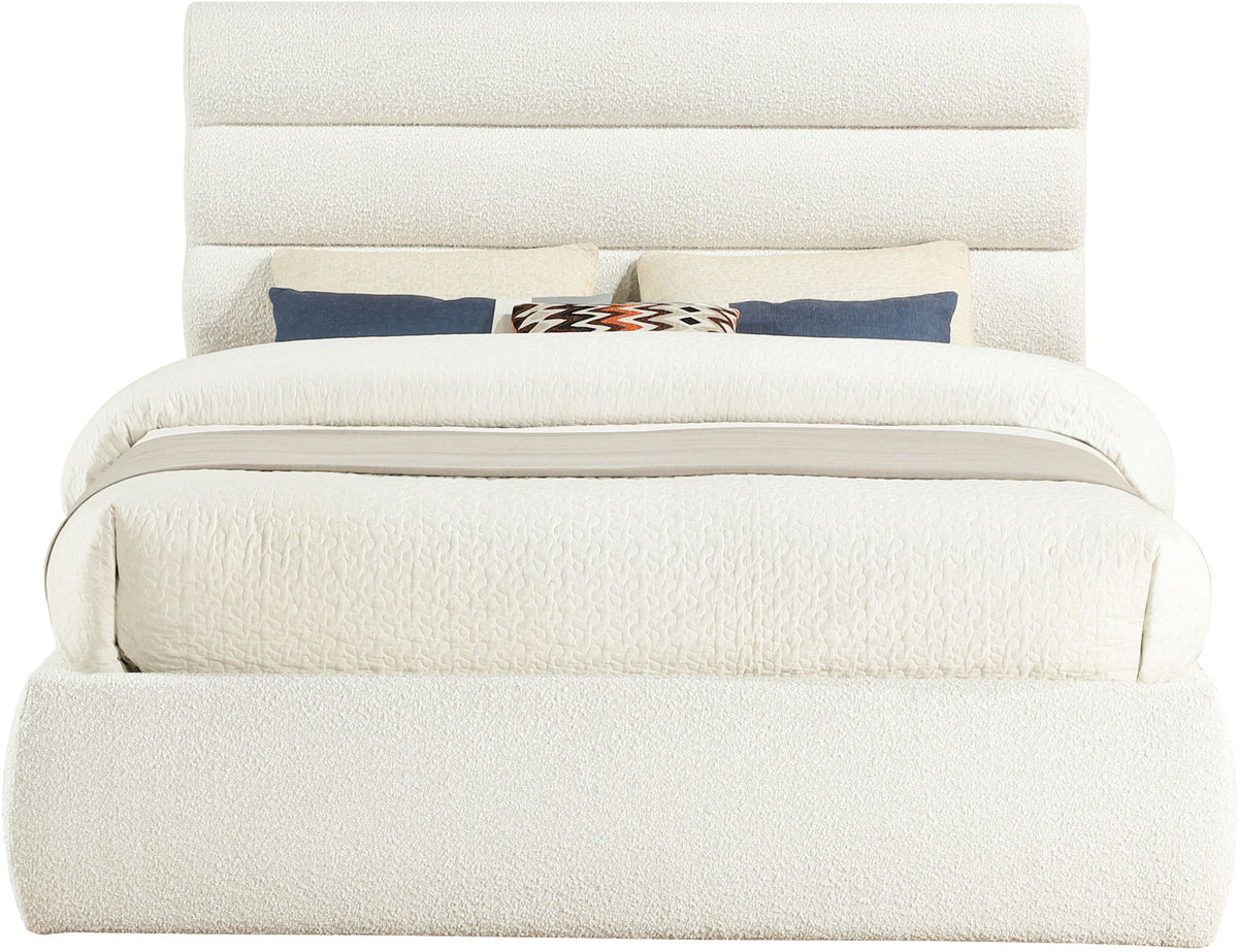 Adam - Boucle Fabric Bed With 52" Headboard