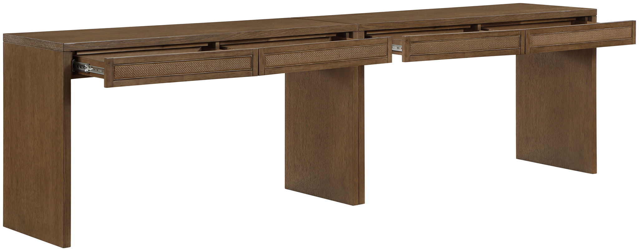 Avro - Solid Wood And Oak Veneer Desk
