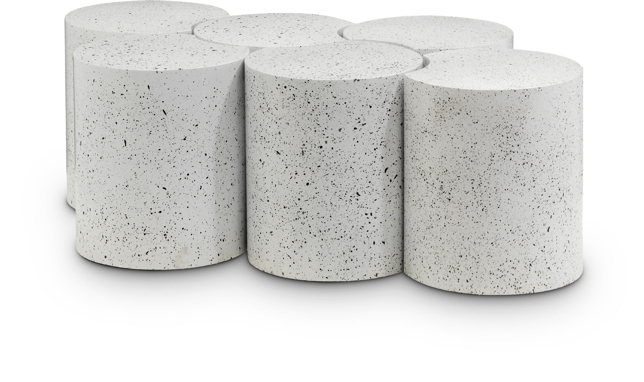 Dimple - 6 Piece Modular Coffee Table - Terazzo Finish