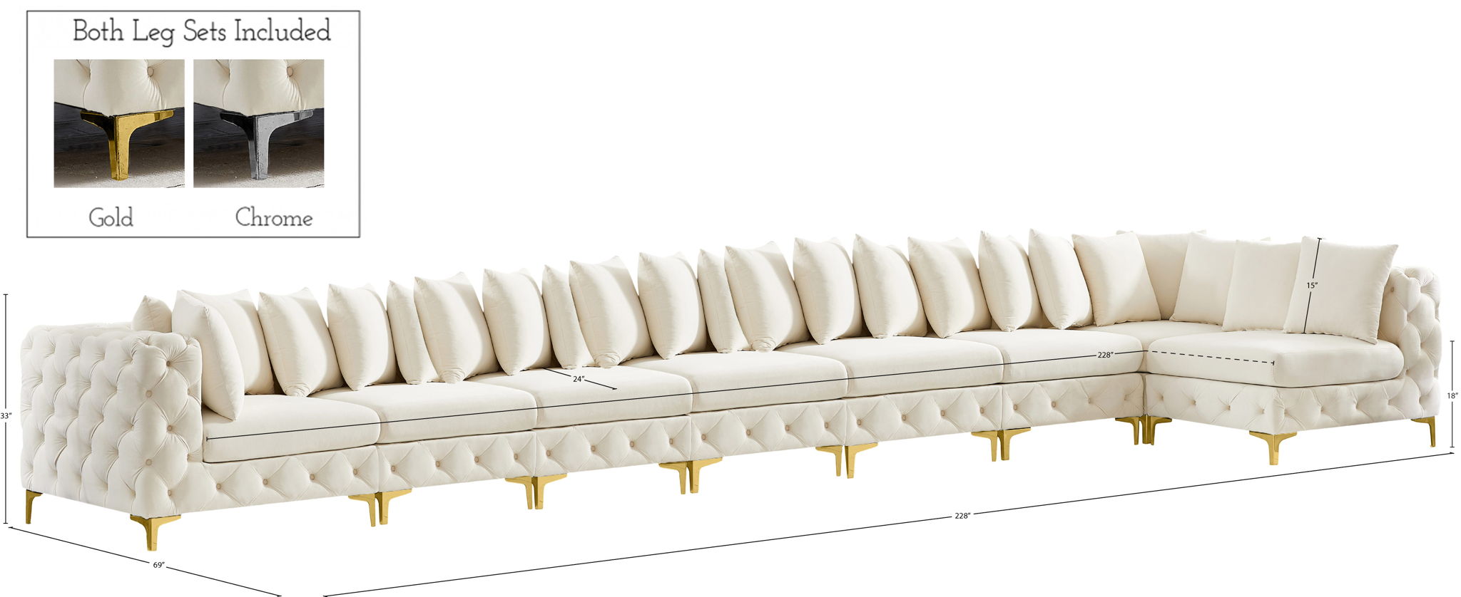 Tremblay - 8 Piece Modular Sectional