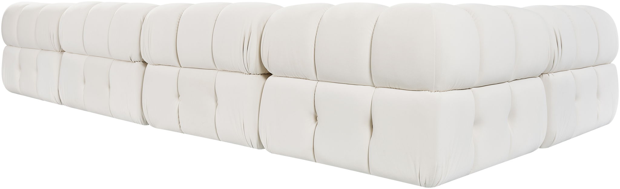 Orin - U-Shaped Velvet 6 Piece Modular Sectional