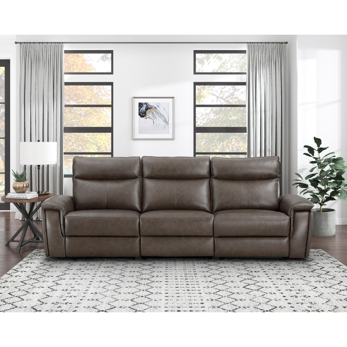 Maroni - Power Double Reclining Sofa With Power Headrests