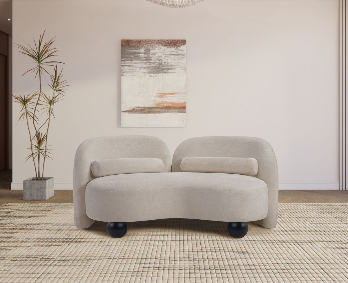 Daphne - Chenille Loveseat