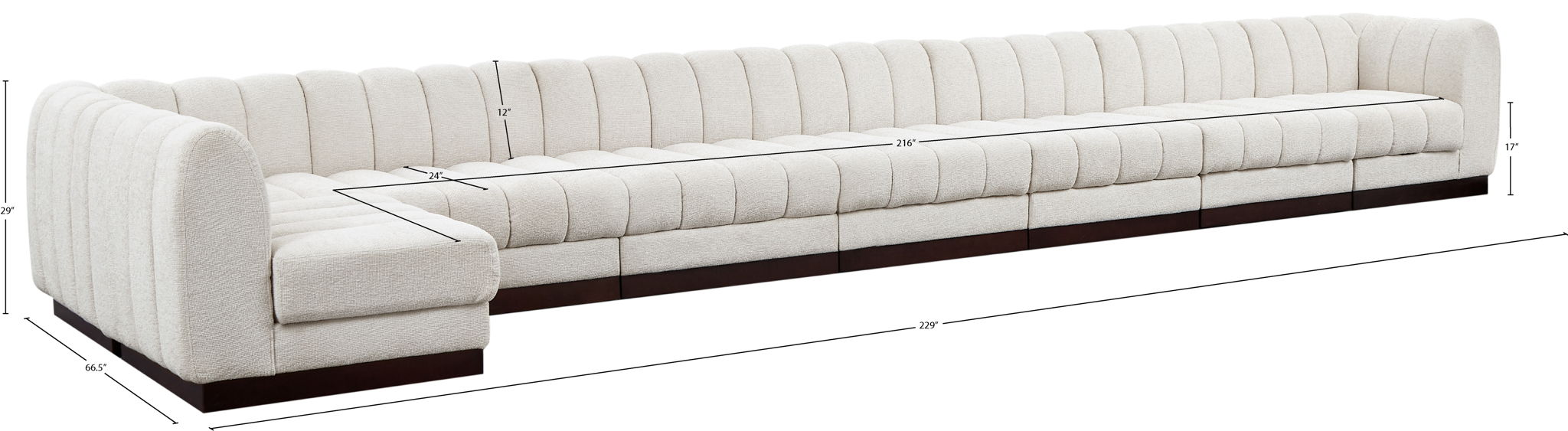 Quinn - 8 Piece Modular Sectional