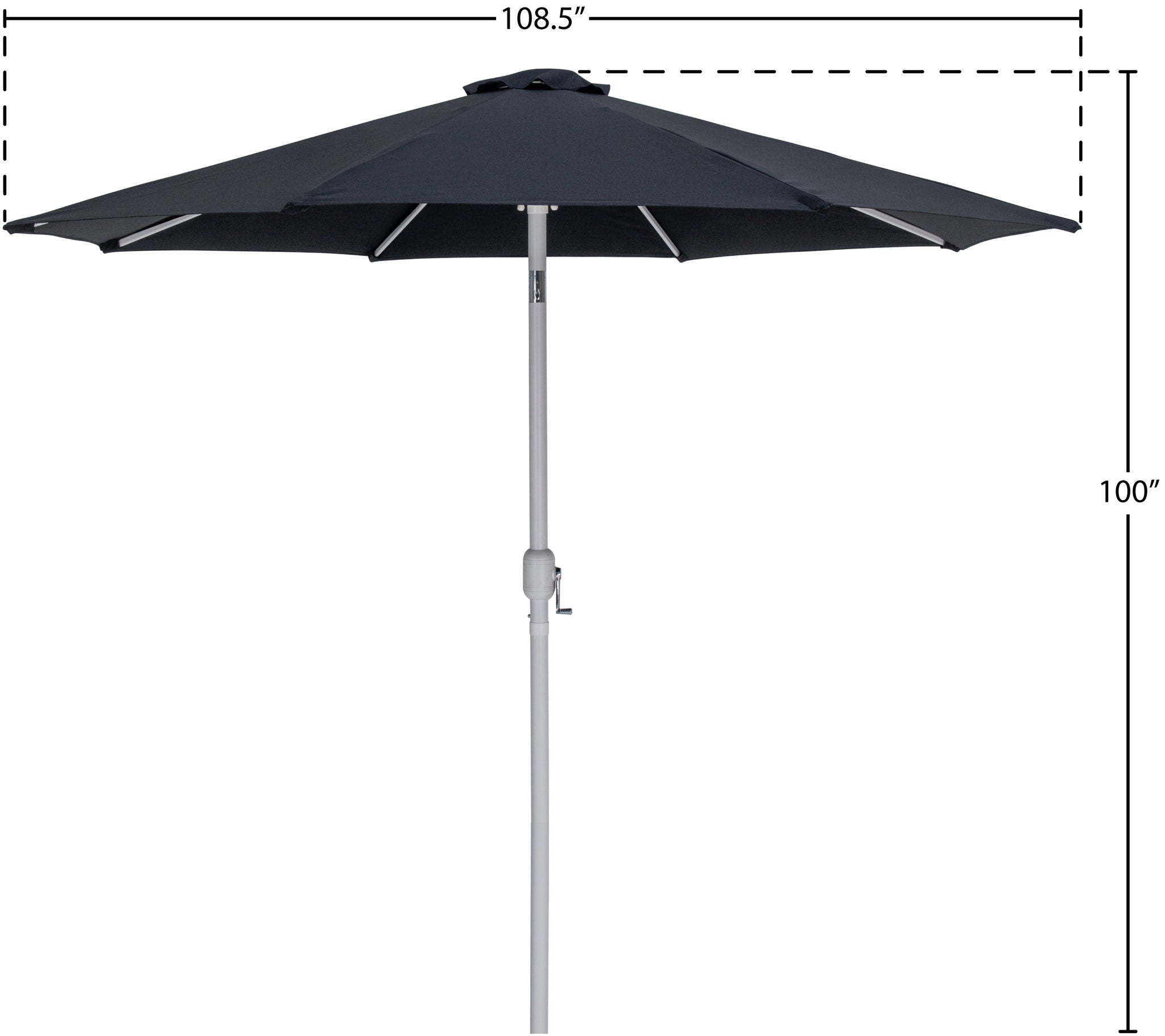 Fiji - Patio Umbrella With White Pole