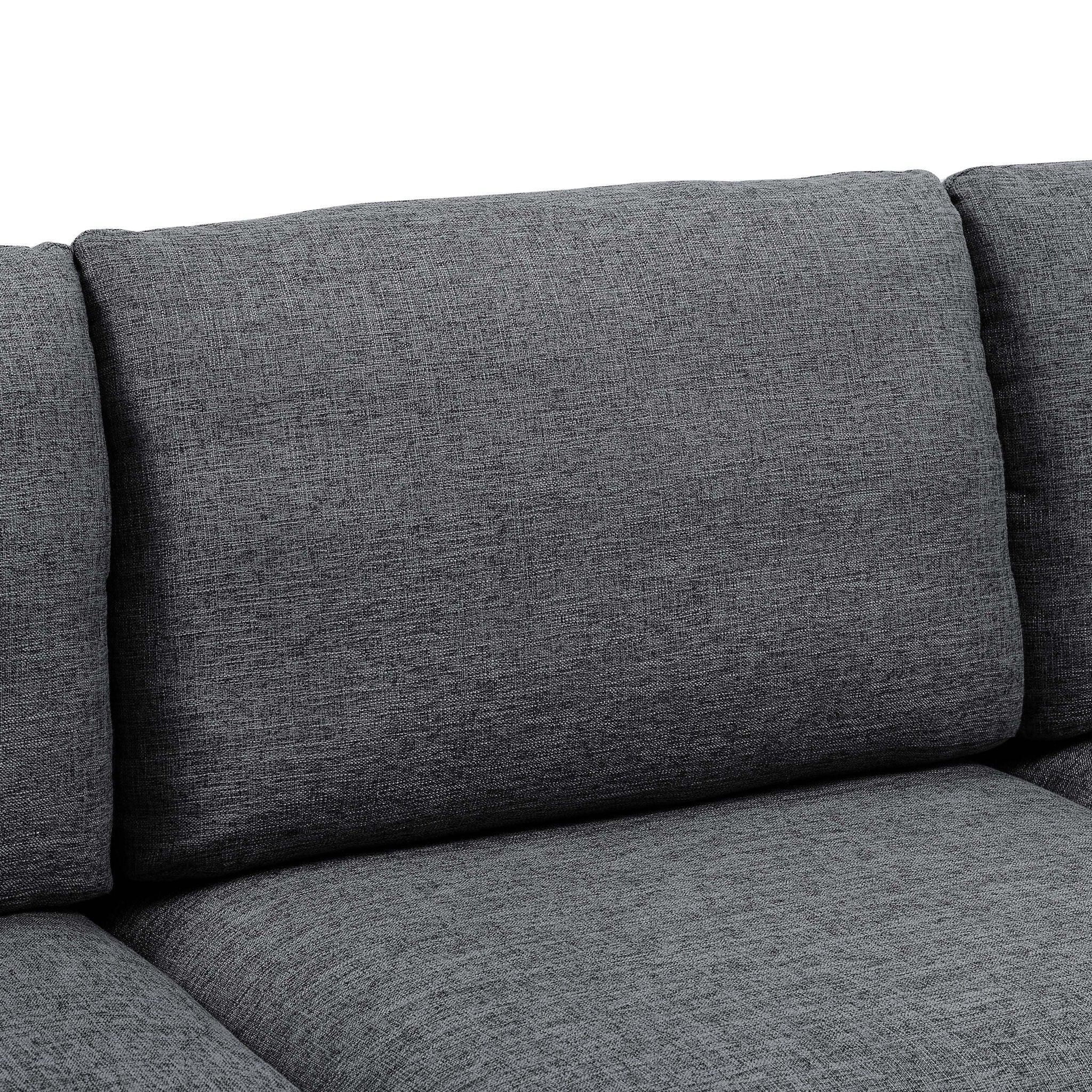 Upholstered Modular Sectional With Tall Legs