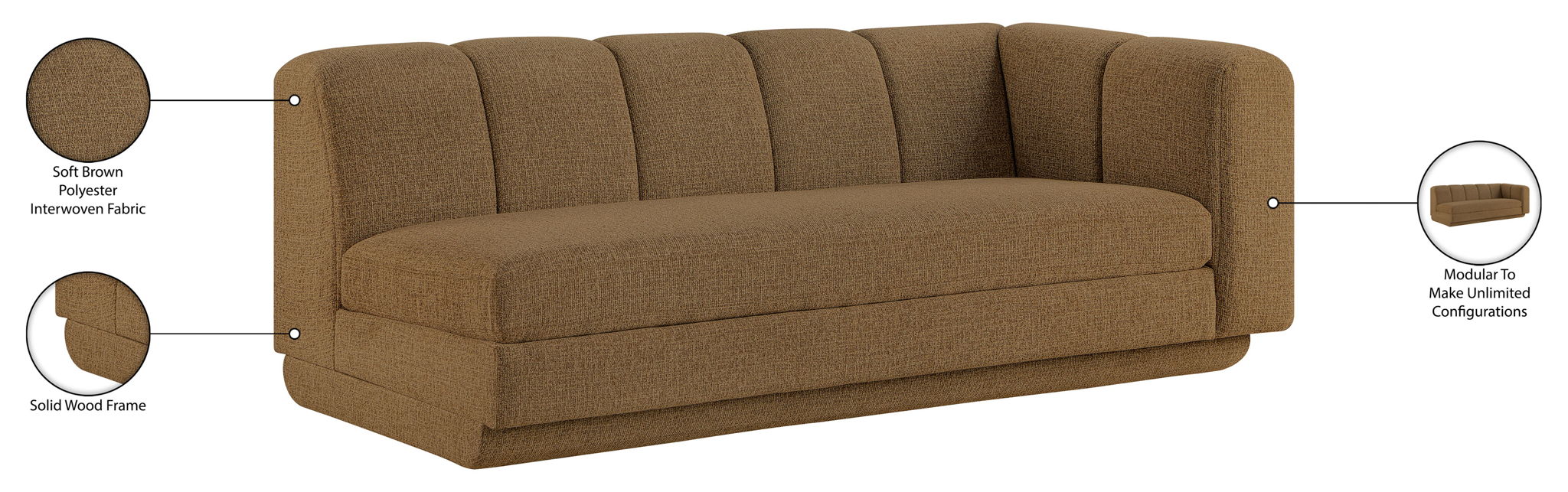Modari - Fabric Upholstered Sofa