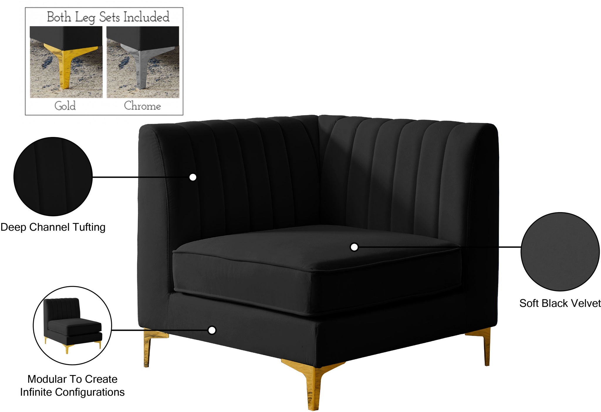 Alina - Corner Chair