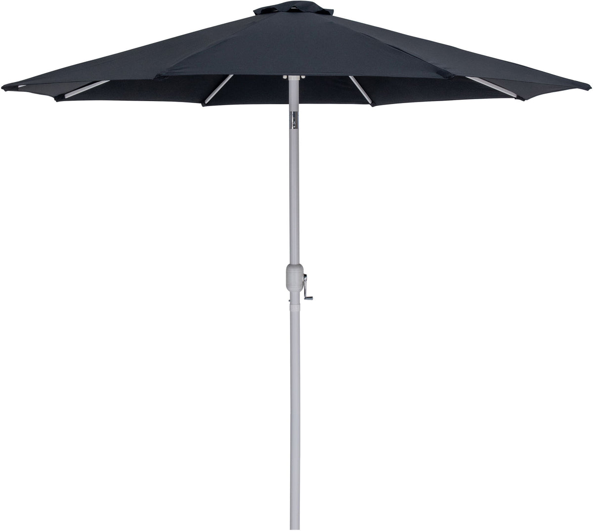Fiji - Aluminum Patio Umbrella With Square Black And White Base